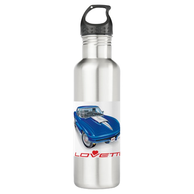 BOUTEILLE D'EAU I LOVETTE UNIQUE CONCEPTION DE VOITURE (Devant)