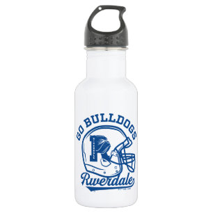 Bouteille D'eau Icône de casque de football Go Bulldogs