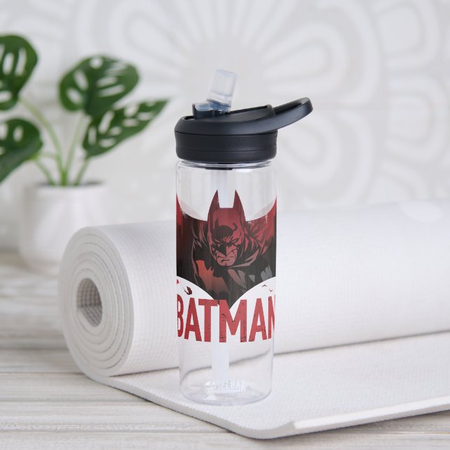 Bouteille D'eau Icône gotham de Batman Crimson (Yoga)