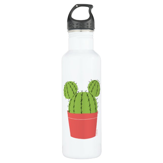 Bouteille D'eau Icône Mickey Mouse Cactus (Devant)