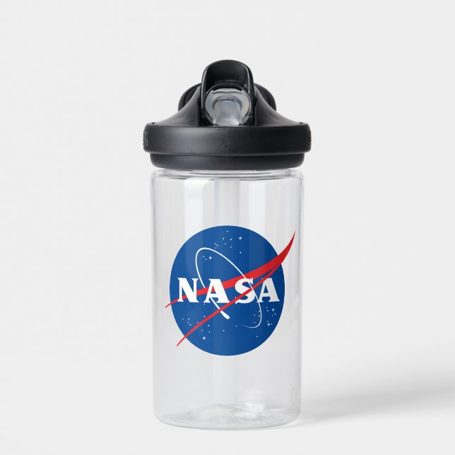 Bouteille D'eau Iconic NASA Kids’ Clear 14 oz (Avant)