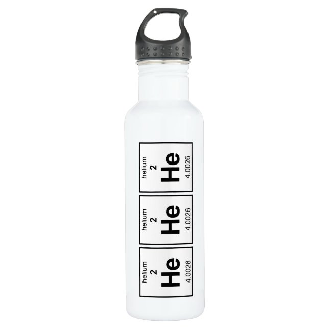 Bouteille D'eau Il il il Tableau périodique (Devant)