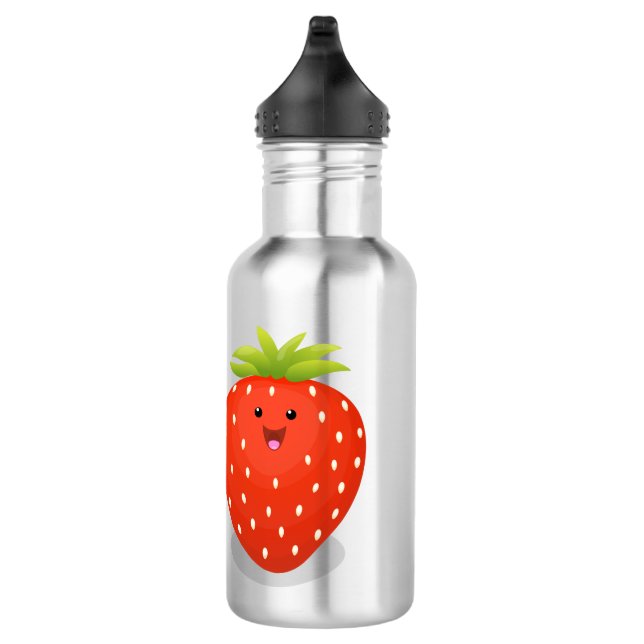 Bouteille D'eau Illustration de la fraise Cute kawaii (Droite)