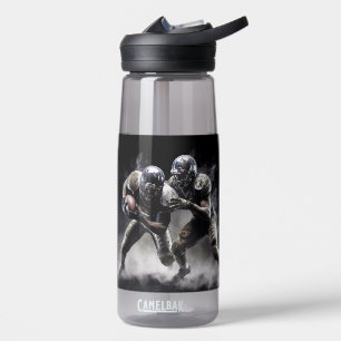Bouteille D'eau Illustration des joueurs de football de nom person