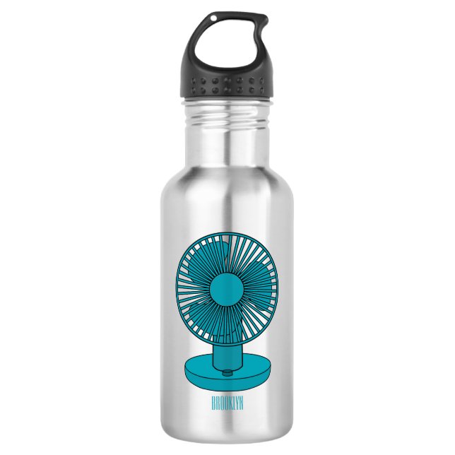 Bouteille D'eau Illustration du ventilateur (Devant)