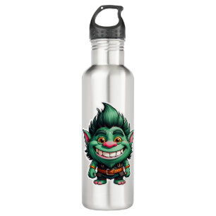 Bouteille D'eau Illustration Happy Little Troll Chibi