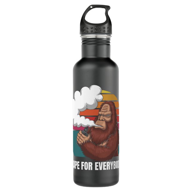 Bouteille D'eau illustration vape bigfoot (Devant)