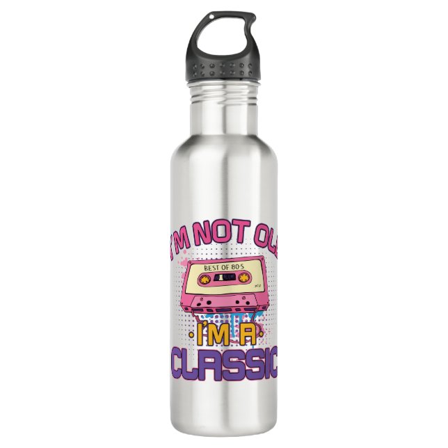 Bouteille D'eau I'm not old I'm a classic (Devant)