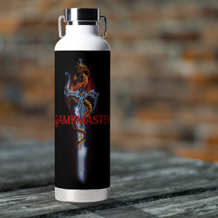 Bouteille D'eau Imaginaire d'épée de dragon rouge