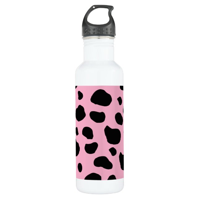 Bouteille D'eau Impression de vache, Motif de vache, Spots de vach (Devant)