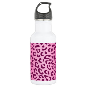 Bouteille D'eau Imprimé léopard rose élégant