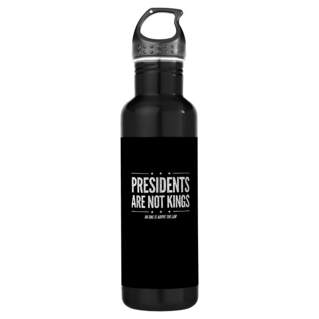 Bouteille D'eau In America Presidents Are Not Kings Retro Classic (Devant)
