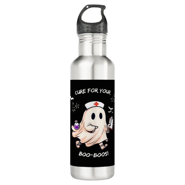 Bouteille D'eau Infirmière fantôme avec potion magique - Cure pour (Devant)