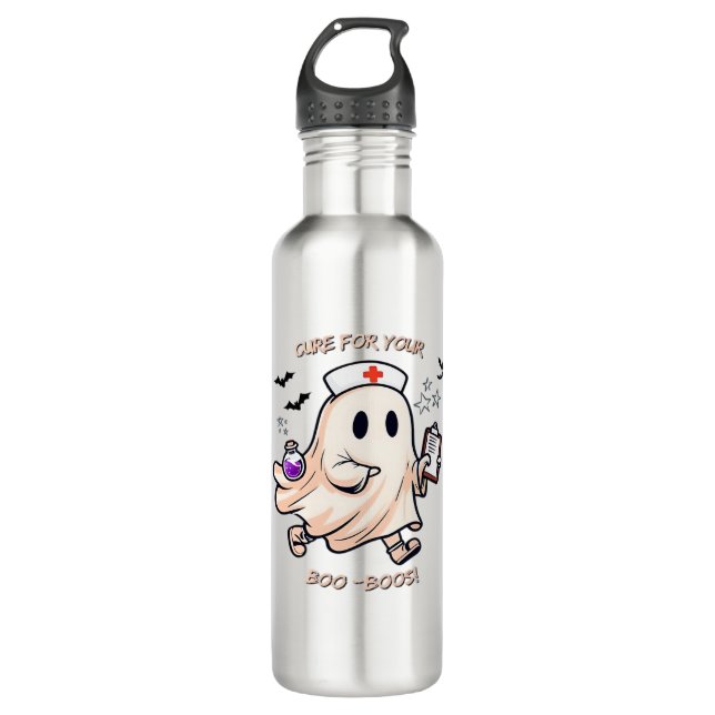 Bouteille D'eau Infirmière fantôme avec potion magique - Cure pour (Devant)