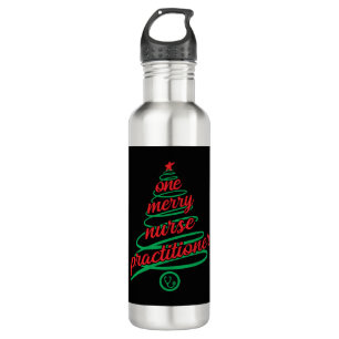 Bouteille D'eau infirmière praticienne de Noël, une joyeuse
