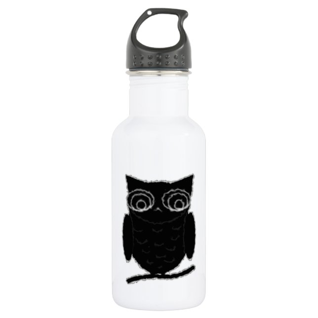 Bouteille D'eau Inkblot Owl (Devant)