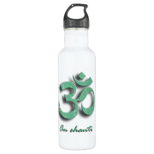 Bouteille d'eau inoxydable de symbole de l'OM