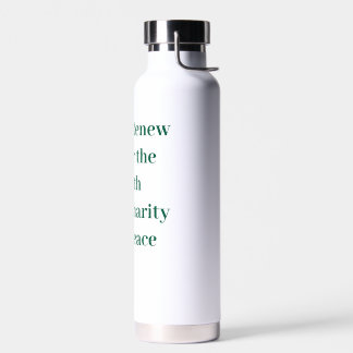 Bouteille d'eau inspirante