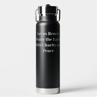 Bouteille d'eau inspirante