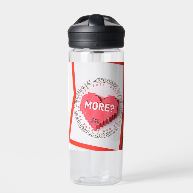Bouteille D'eau Inspirational Message Water Bottle ChiRadioLLC™ (Extérieur)