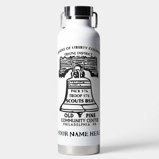 Bouteille D'eau Insulated Water Bottle - White (Personalized)