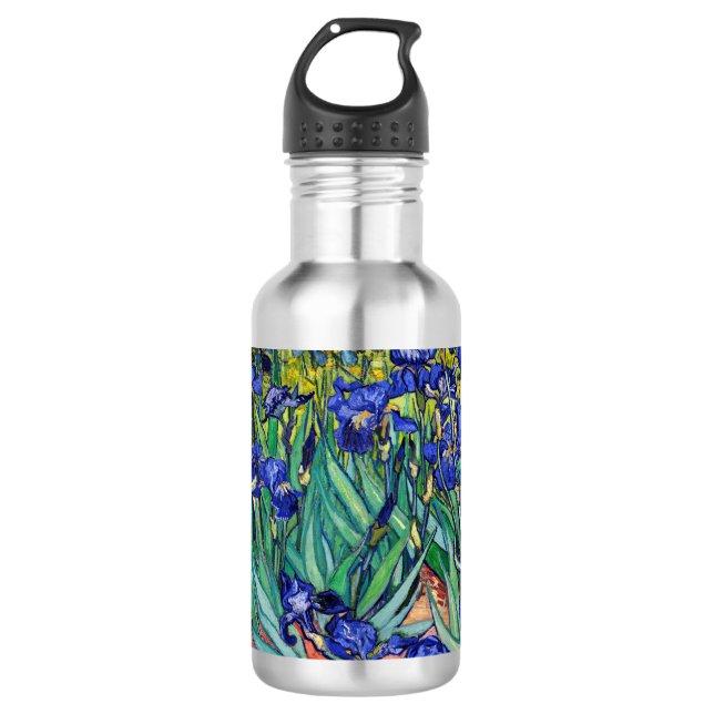 Bouteille D'eau Irises par Vincent van Gogh (Devant)