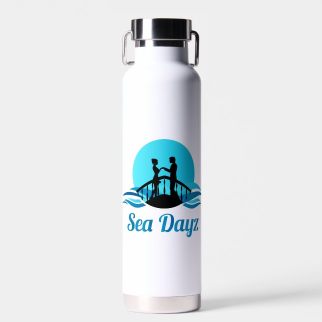 Bouteille d'eau isolée Sea dayz (Avant)
