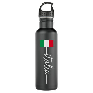 Bouteille D'eau Italia Drapeau Italien Italie Fierté Sweat - shirt