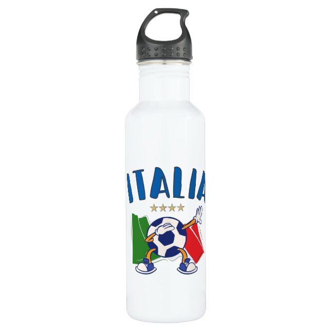 Bouteille D'eau Italy Dabbing Soccer (Devant)