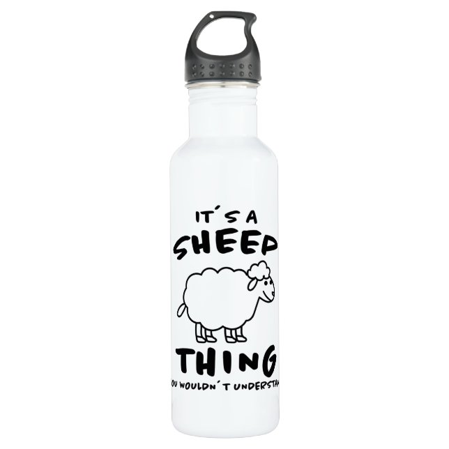Bouteille D'eau Its A Sheep Thing Design Sheeps Lamb Fermier Venin (Devant)