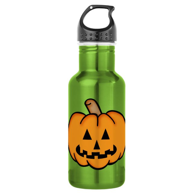 Bouteille D'eau Jack-o'-lantern (Devant)