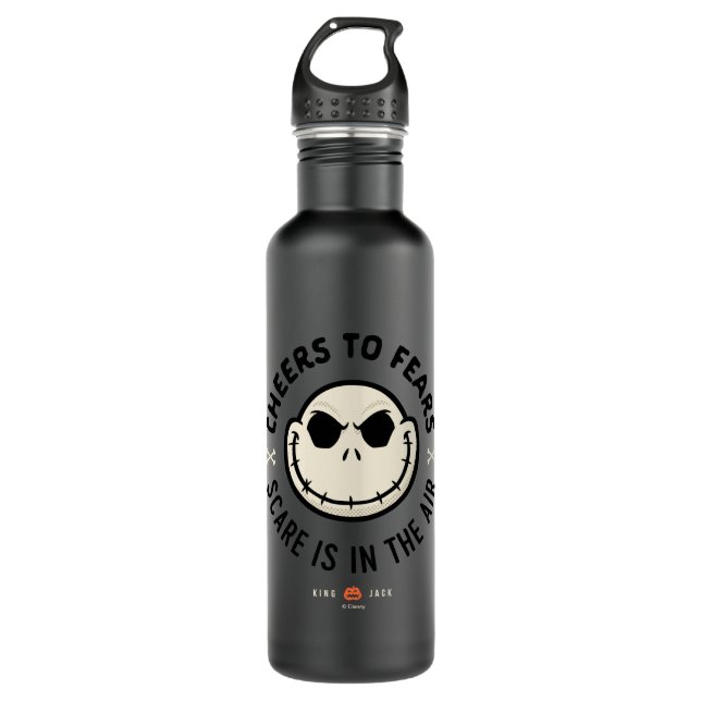 Bouteille D'eau Jack Skellington - Salutations À La Peur (Devant)