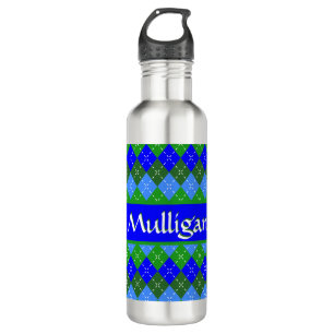 Bouteille D'eau Jacquard bleu et vert blanc piqûres personnalisées