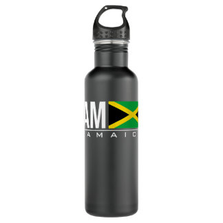 BOUTEILLE D'EAU JAMAÏQUE DRAPEAU JAMAÏCAIN SPORTS JEUX ATHLÉTIQUES