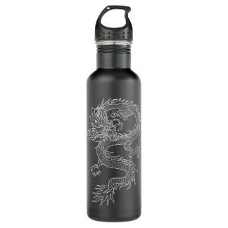 Bouteille D'eau Japon tatouage de dragon Dessin traditionnel japon