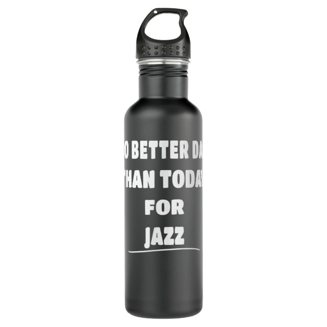 Bouteille D'eau Jazz Saxaphone Jazz Day Jazz Cadeau (Devant)