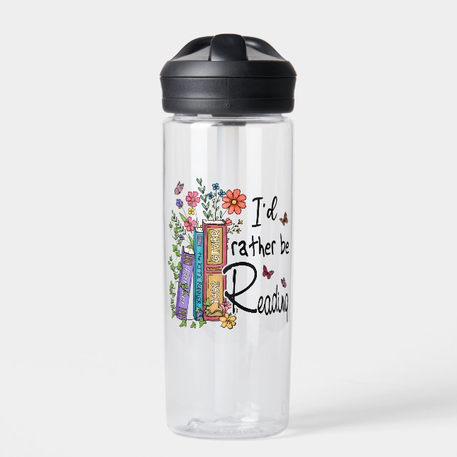 Bouteille D'eau Je préfère lire (Extérieur)