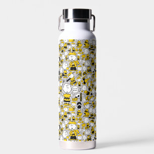 Bouteille D'eau Je Suis Charlie Motif Brown