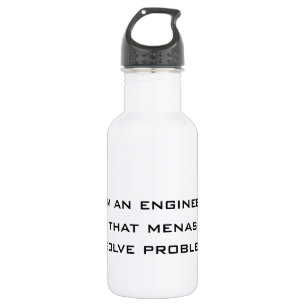 Bouteille D'eau Je suis ingénieur