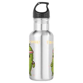 Bouteille D'eau Je suis un Fit-Dill ! Drôle de conception de pun d