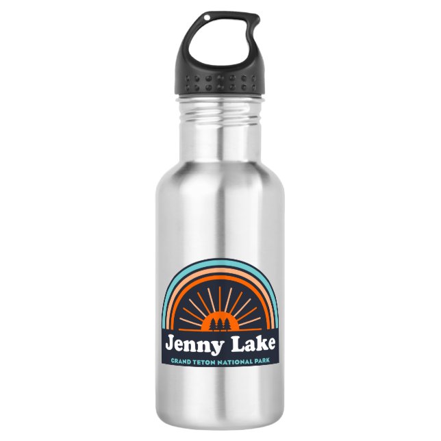 Bouteille D'eau Jenny Lake Grand Teton National Park Rainbow (Devant)
