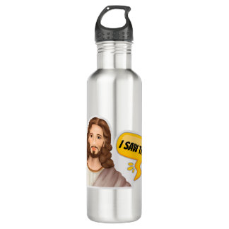 Bouteille D'eau Jésus J'Ai Vu Ça