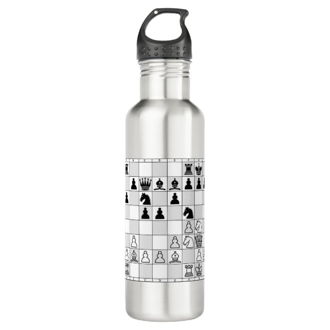 Bouteille D'eau Jeu d'échecs Dix (Devant)