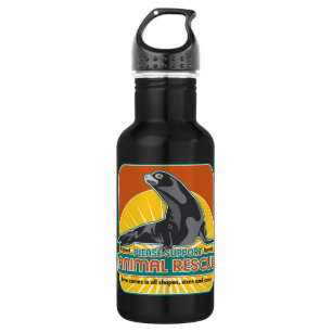 Bouteille D'eau Joint de fourrure animal de délivrance
