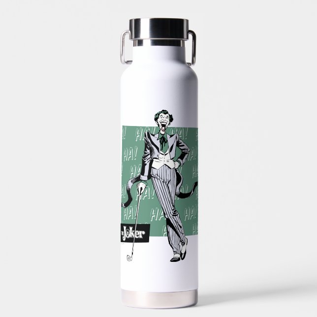 Bouteille D'eau Joker Avec Golf Club (Avant)
