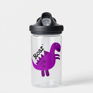 Bouteille D'eau Joli Dinosaure violet