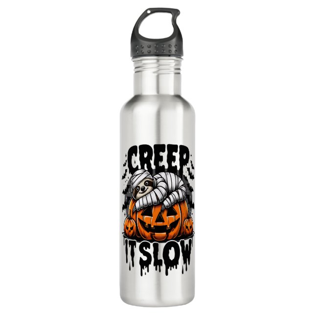Bouteille D'eau Joli Halloween Sloth (Devant)