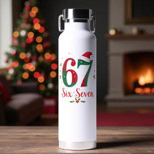Bouteille D'eau Joli Meme de Noël Six Sept 67 6 7 Vacances