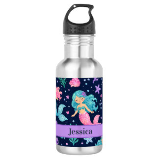 Bouteille D'eau Joli motif de sirène