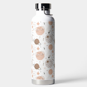 Bouteille D'eau Joli Motif Doodle Planet